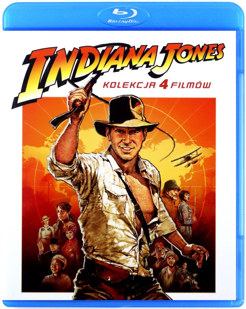 Indiana Jones. Sammlung von 4 Filmen, 4 Blu-ray