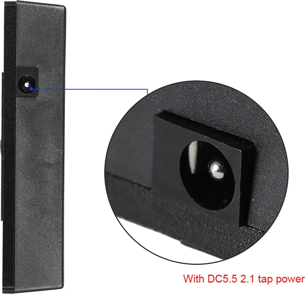 Support de Batterie pour Caméra Blackmagic avec Plaque d'Alimentation - 6