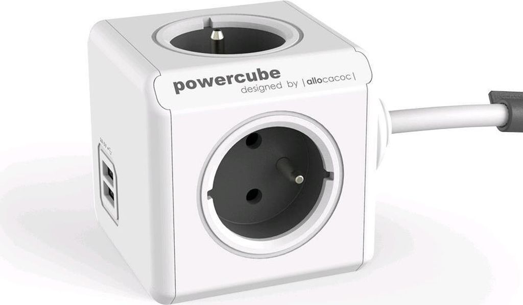 Allocacoc PowerCube Extended USB E(FR)