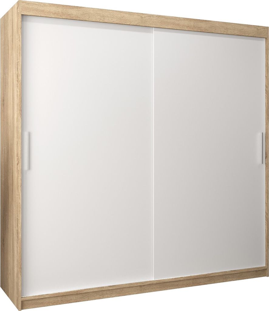 Kleiderschrank, Schiebetürenschrank Schlafzimmer, Schrank TOKYO 200 cm