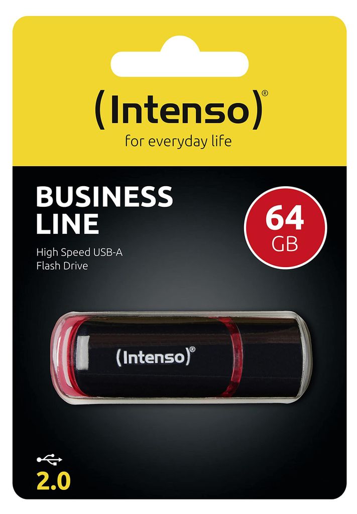 Intenso 64GB USB2.0 unità flash USB USB tipo A 2.0 Nero Immagine del prodotto 