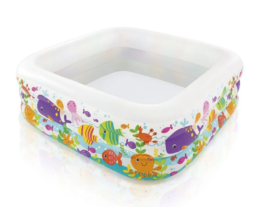 Piscine Intex Ocean Square 159 x 159 x 50 cm pour Enfants et Famille