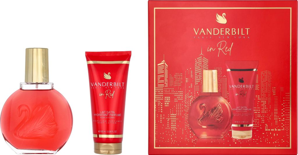Gloria Vanderbilt In Red Giftset Edp Spray 100ml/Body Lotion 100ml 200 ml