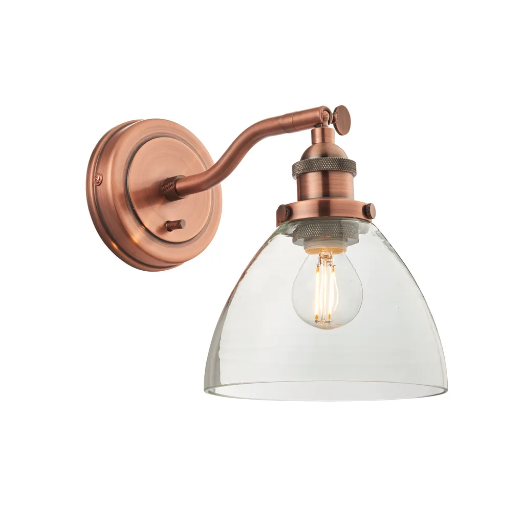 Applique Hansen pour éclairer un couloir sombre luminaire métal verre E14