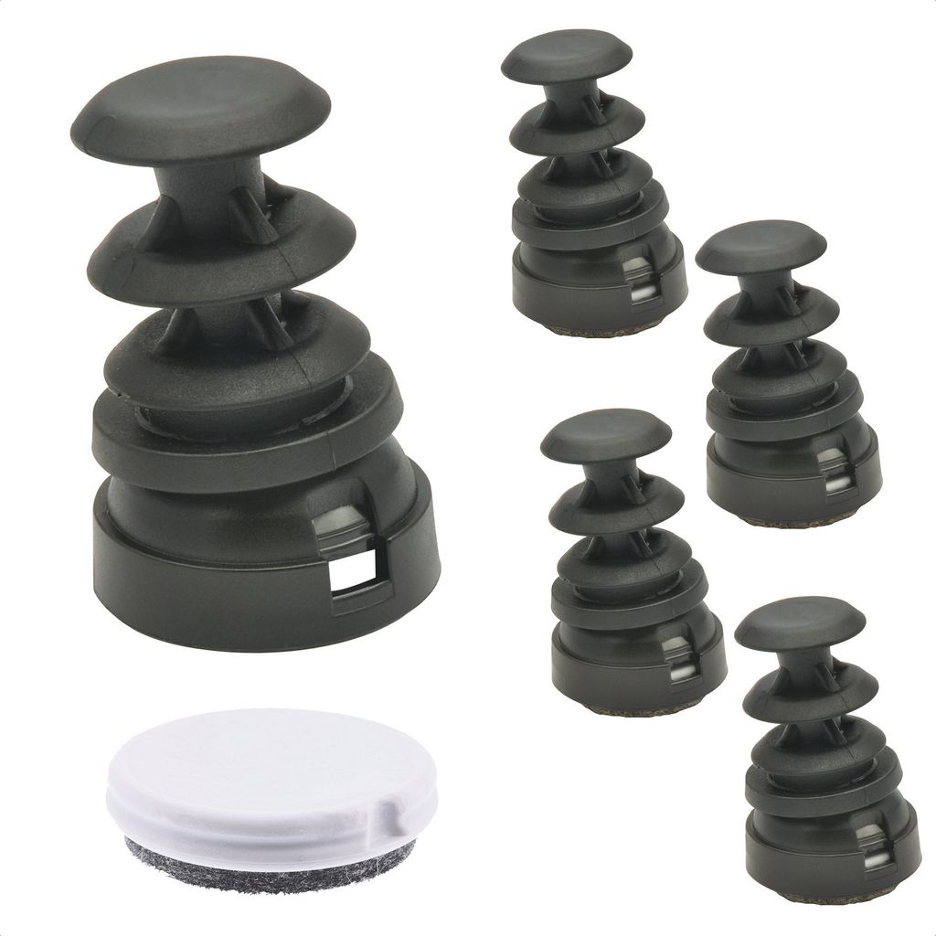 WAGNER QuickClick 2in1 Gelenkgleiter DUO 8tlg- zum Einstecken in Rundrohr, Innen Ø 18 mm/Außen Ø 22 mm, DE Ware - 15832300