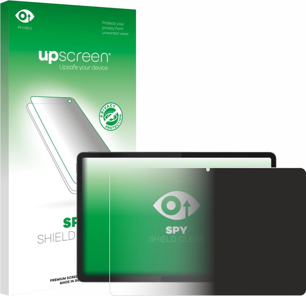 Für Lenovo Idea Tab Plus 12.1" Sichtschutzfolie Schutzfolie upscreen Anti-Spy Privacy Sichtschutz Blickschutz Display Schutz Folie Blaulichtfilter