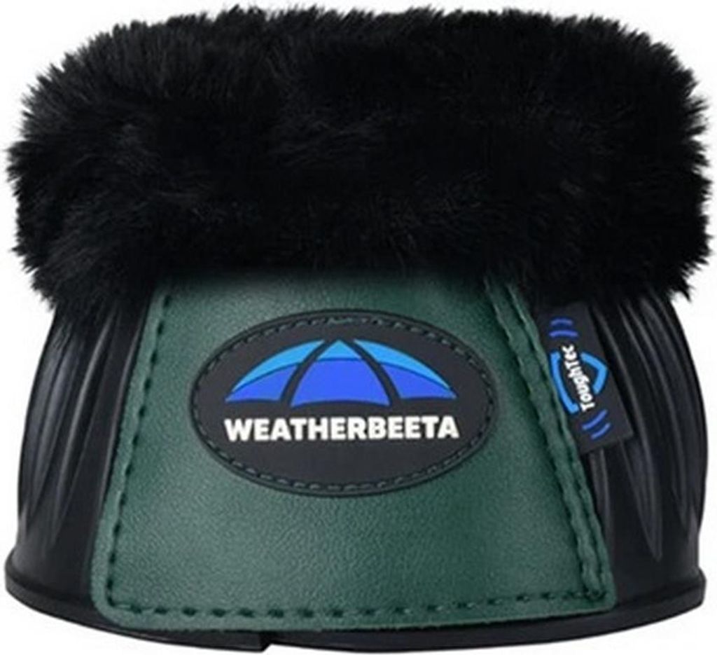 Weatherbeeta - Springglocken "Tough Tec Prime", Fleece WB2283 (9 cm x 42 cm) (Schwarz/Tannengrün)