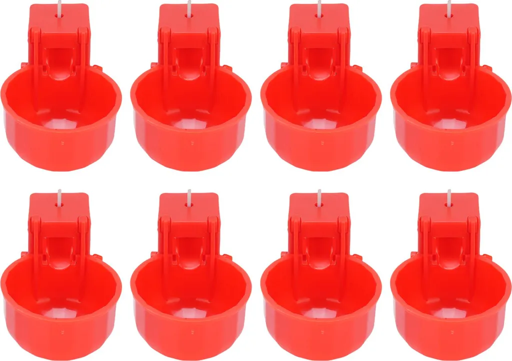 Système d'Eau pour Poulailler 8 Gobelets - Abreuvoir pour Ferme et Jardin