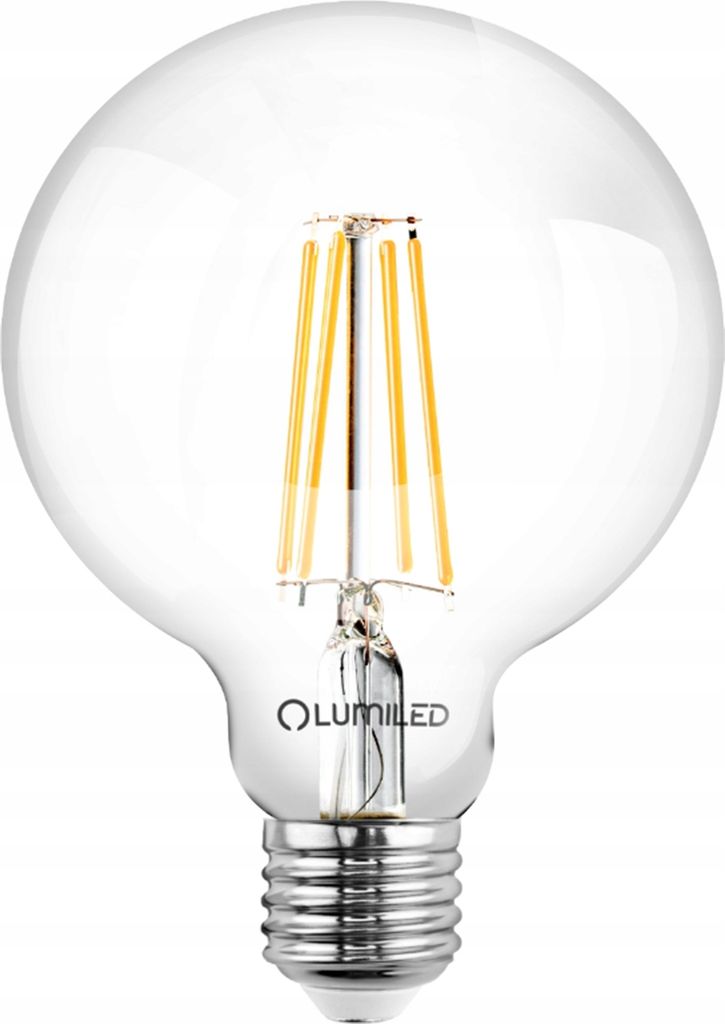 LUMILED 3x E27 LED Lampen G95 Globe matt 8W Ersetzt 75W Produktbild 