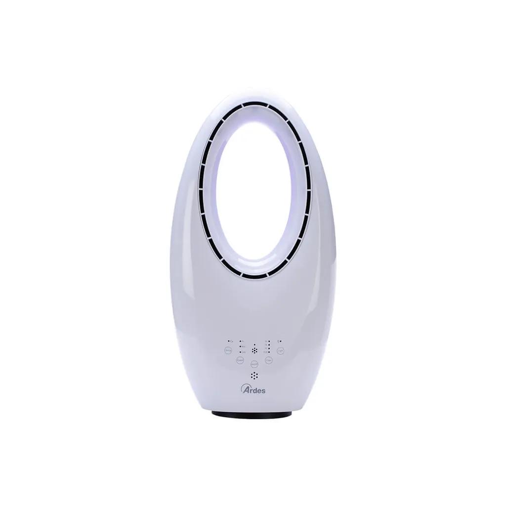 Ventilateur sans pale avec télécommande Ardes AR5BL1B blanc silencieux