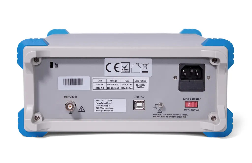Générateur de fonctions 10 MHz 14-bit PeakTech P 4121 haute résolution