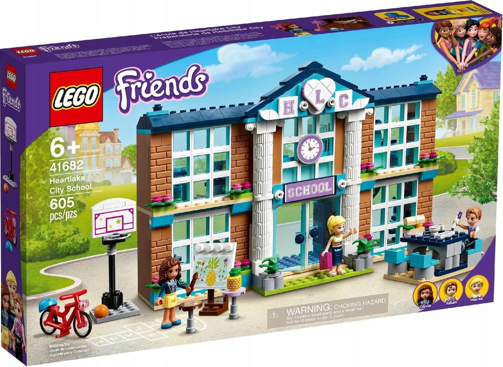 LEGO 41682 Friends Szkoła w Heartlake, zabawka dla Zdjęcie produktu 