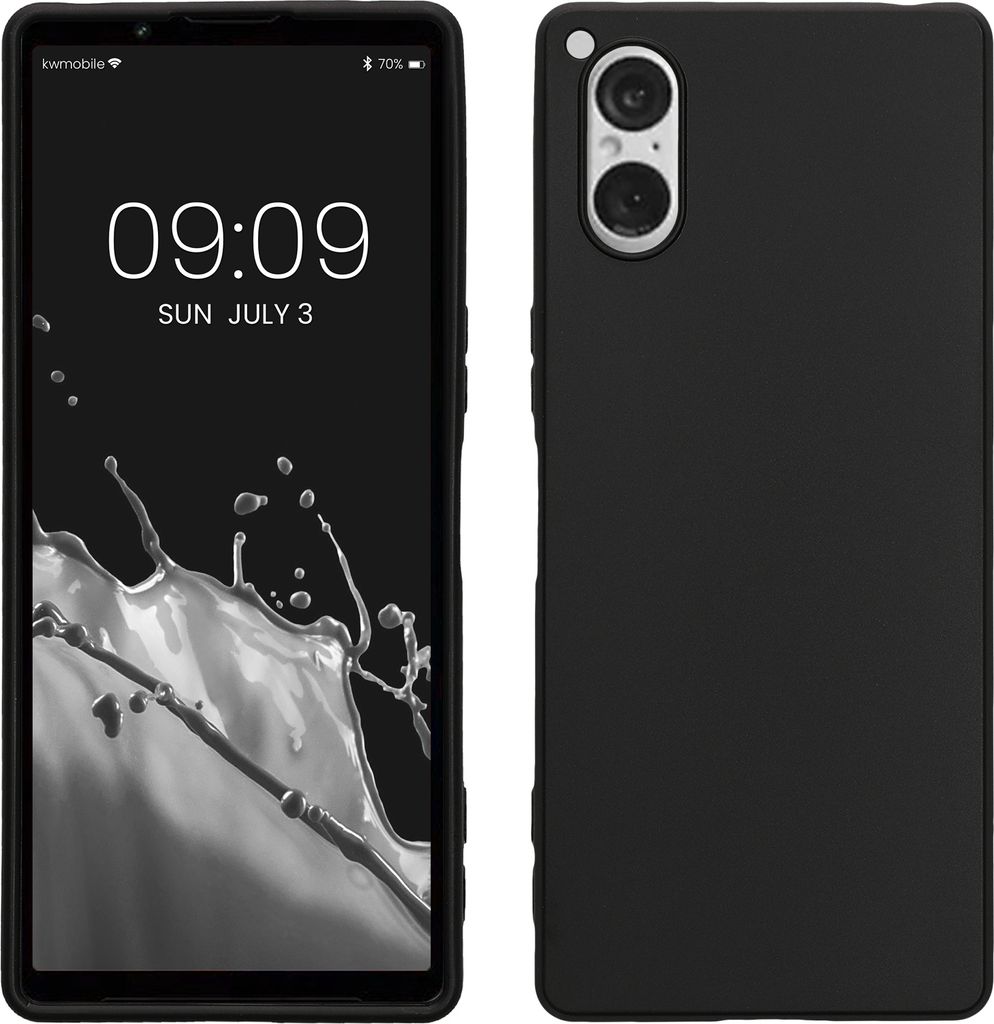 Leder Flip Case Für Sony Xperia 5 – Mit Kartenfächern, Standfunktion & Schutz, Braun