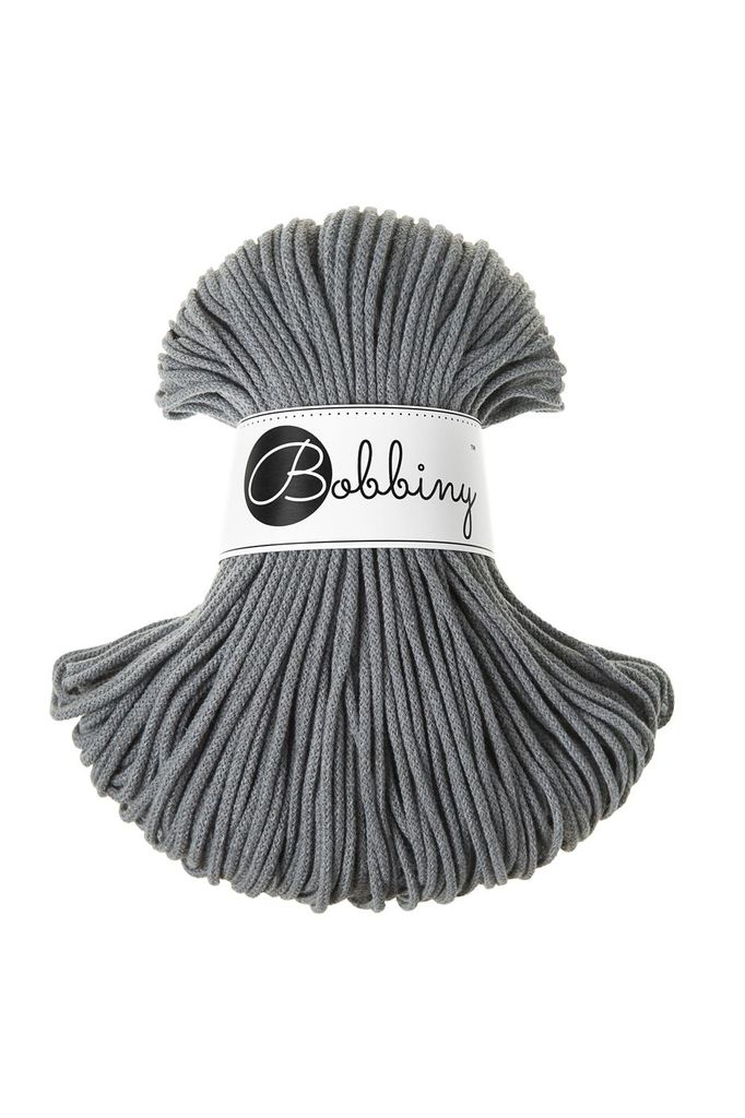 Bobbiny Junior 3 mm 100 m Steel Schnur Produktbild 
