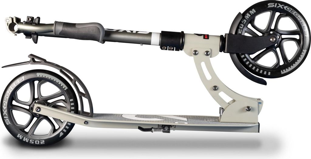 SIX DEGREES Aluminium Scooter mit Klappmechanismus u. Produktbild 