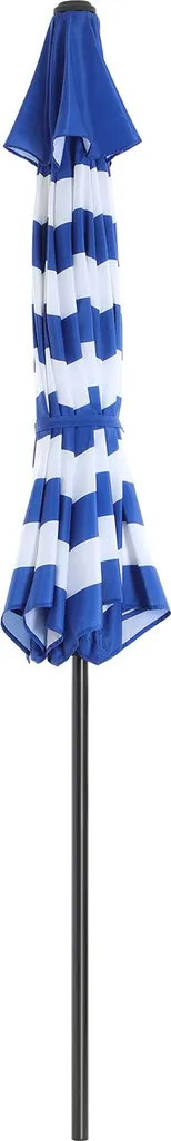 Parasol pliable Ø 265 cm structure renforcée et toile anti-UV ajustable - 2
