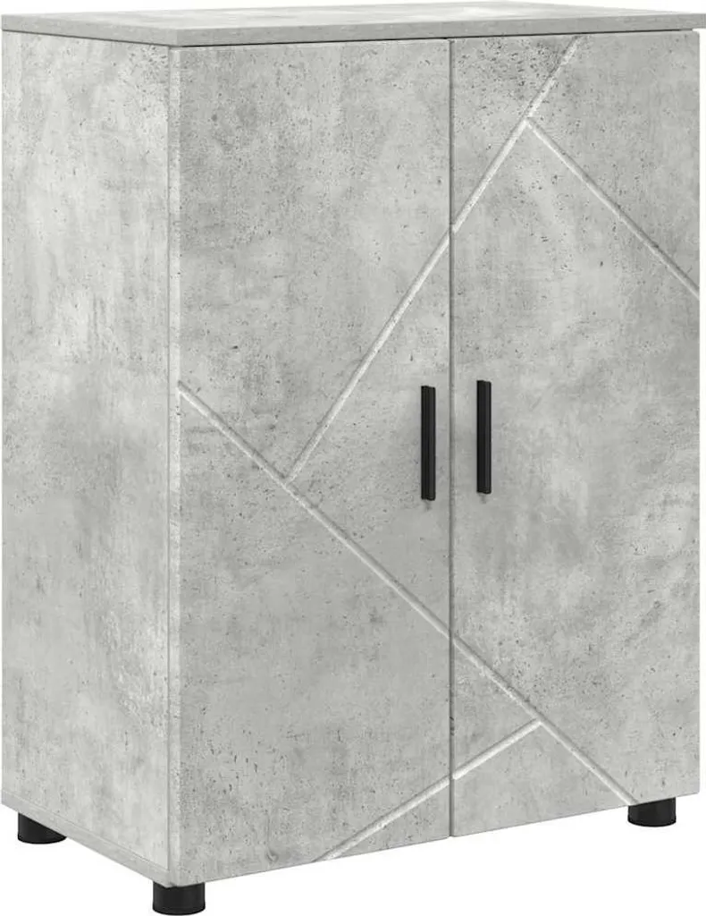 Offerta Mobile Bagno SYFAX Grigio Cemento 60x35x80 cm - Robusto e Bello - 1