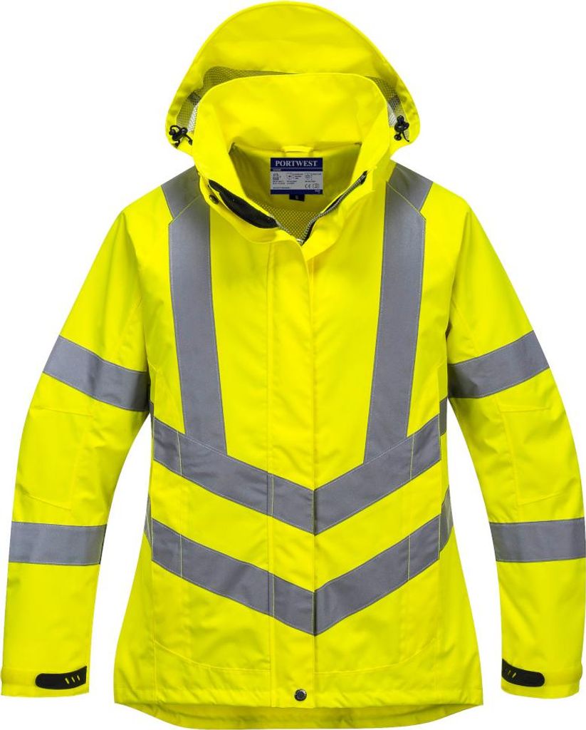 Portwest LW70 Atmungsaktive Warnschutzjacke für Damen Yellow Gr. S