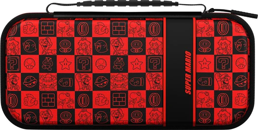 PDP Custodia da Viaggio Nintendo Switch Mario Icon Glow - Protezione Top