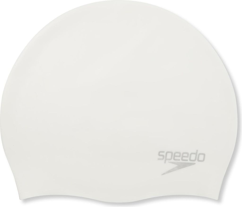Speedo - "2024" Bademütze für Herren/Damen Unisex CS2244 (Einheitsgröße) (Weiß)