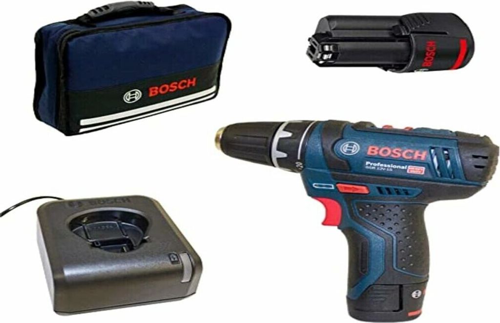 Trapano a batteria Bosch GSR 12V-15 / 2x 2,0 Ah batteria + Immagine del prodotto 