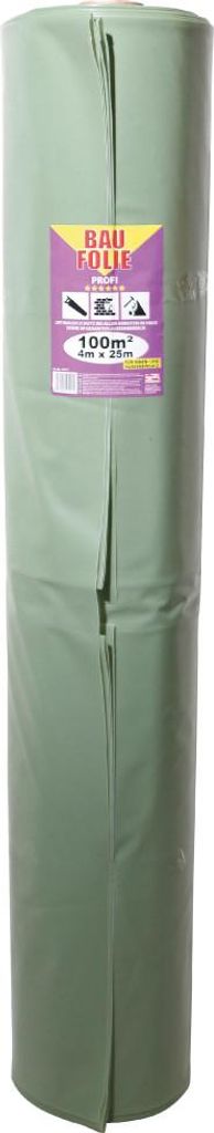 Jufol Baufolie Profi 0,2 mm 25 x 4 m = 100 m² transluzent