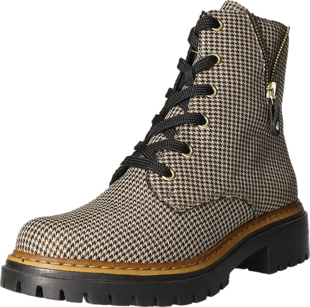 A single boot is shown against a white background.