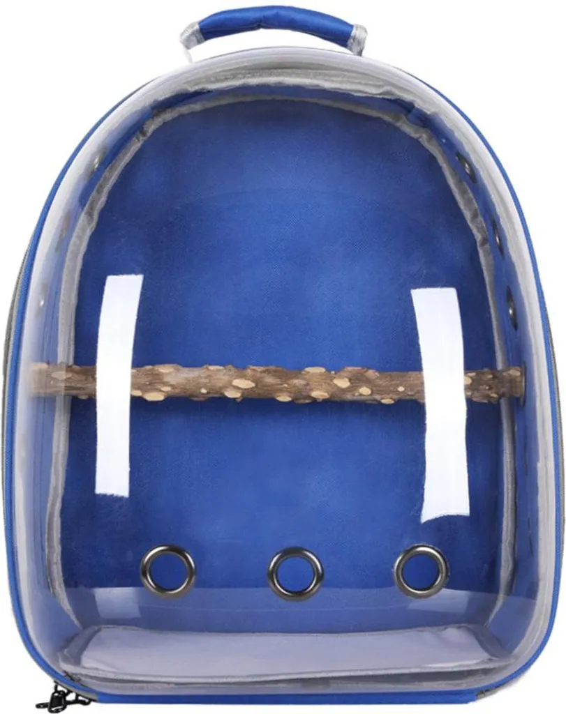 Sac de transport oiseau pour randonnée et voyage en capsule transparente