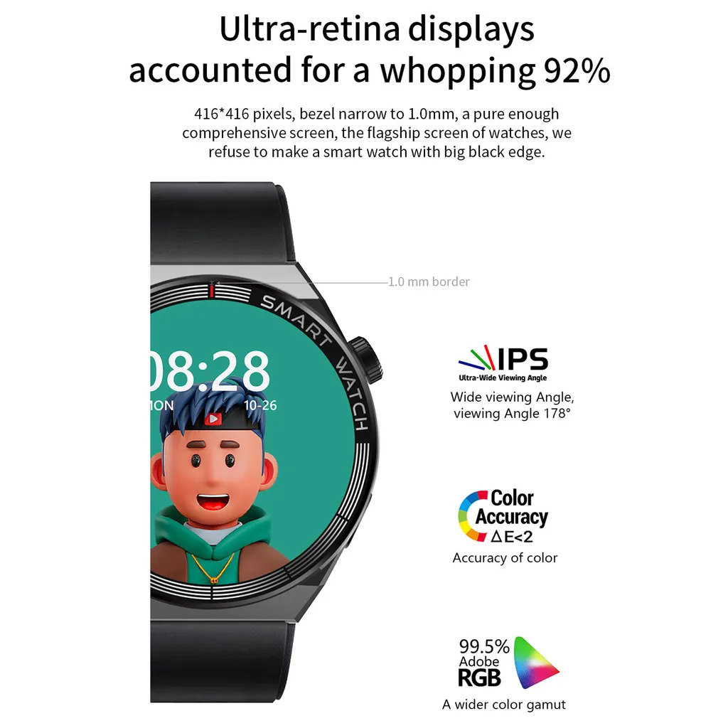 Smartwatch Bluetooth ST5 MAX 1.45'' IP67: Recensione e Specifiche - 2
