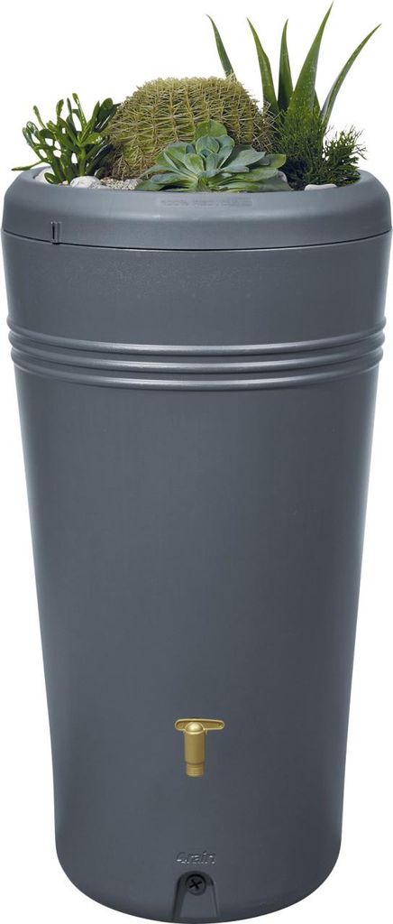 AZURA 2in1 Regenspeicher graphite grey 230 l bepflanzbar Produktbild 