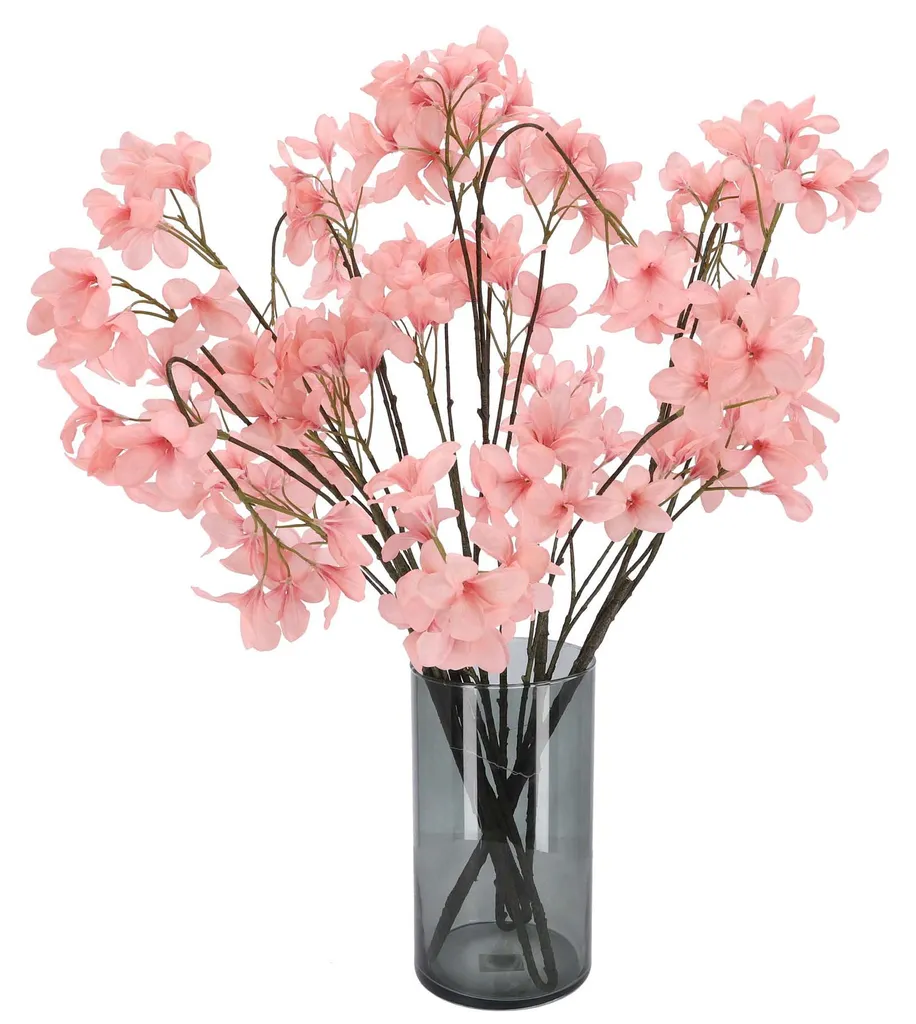 Vase en verre gris design Hakbijl cylindre stable 29 cm LEVI ESSENTIALS - 5