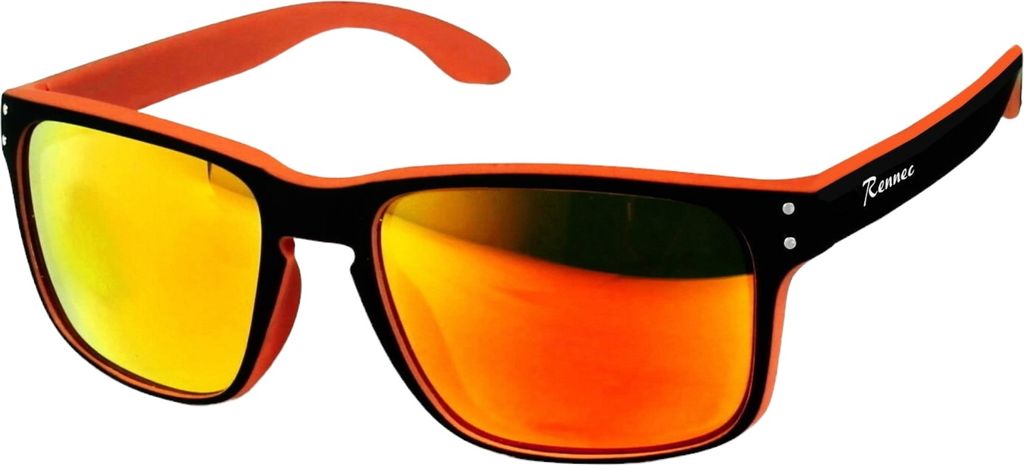 Herren Sonnenbrille Verspiegelt Rechteckig Zweifarbig Bi Produktbild 