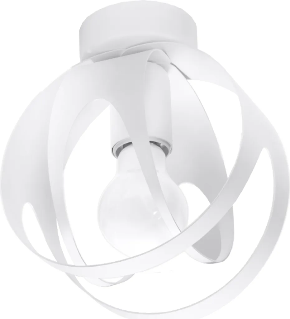 Plafonnier pour Entrée et Couloir FINARA Blanc - Éclairage Intérieur E27