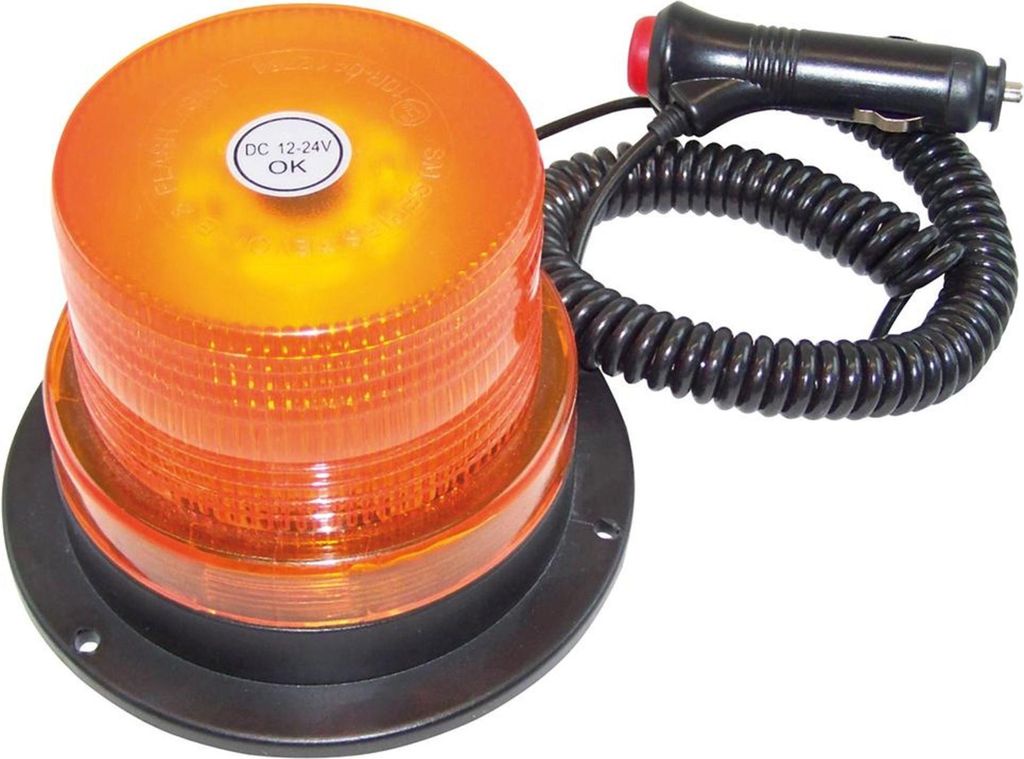 Gyrophare à LED 12 / 24 V montage magnétique Image du produit 