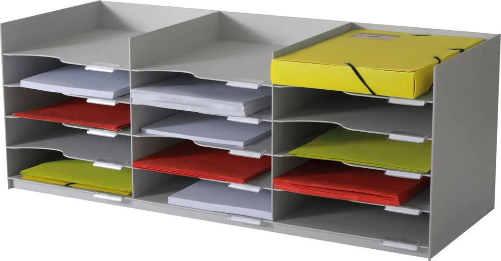 Organiseur de Formulaires pour Armoire à Rideaux Paperflow Gris Moyen