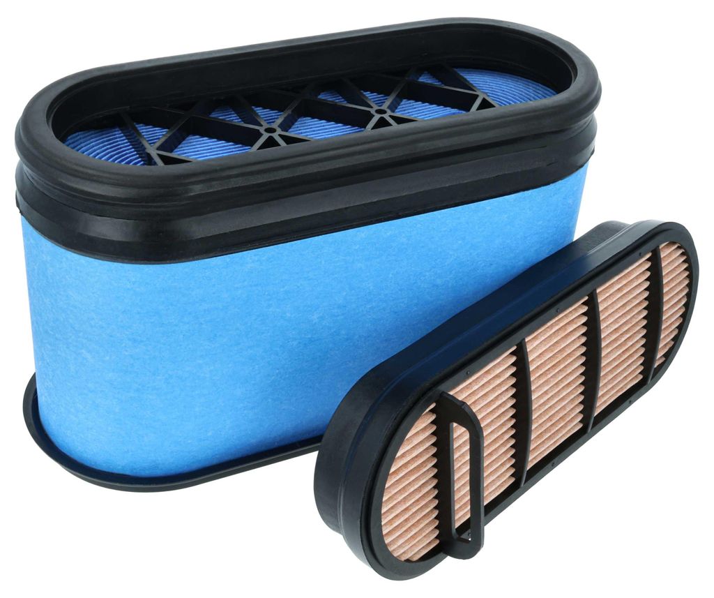 vhbw Hauptfilter, Sicherheitsfilter Ersatz für Donaldson Power Core P606119, Power Core P606121 für Rasentraktor