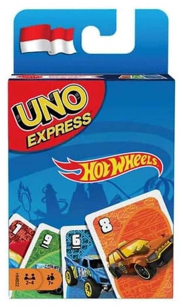 Mattel UNO speelkaarten Hot Wheels JDF58 Productafbeelding 