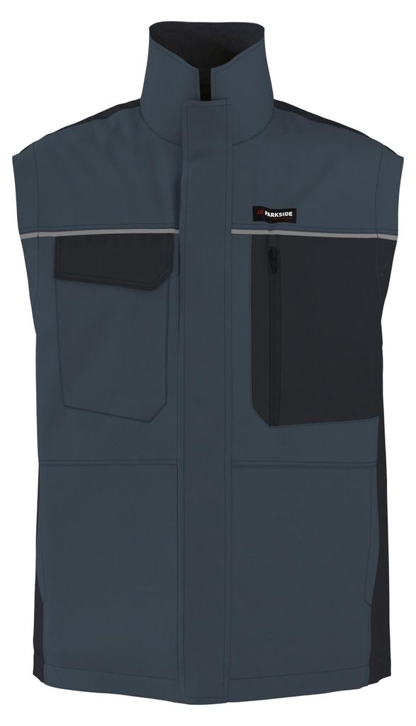 PARKSIDE PERFORMANCE® Herren Arbeitsweste (Navy, XXL Produktbild 