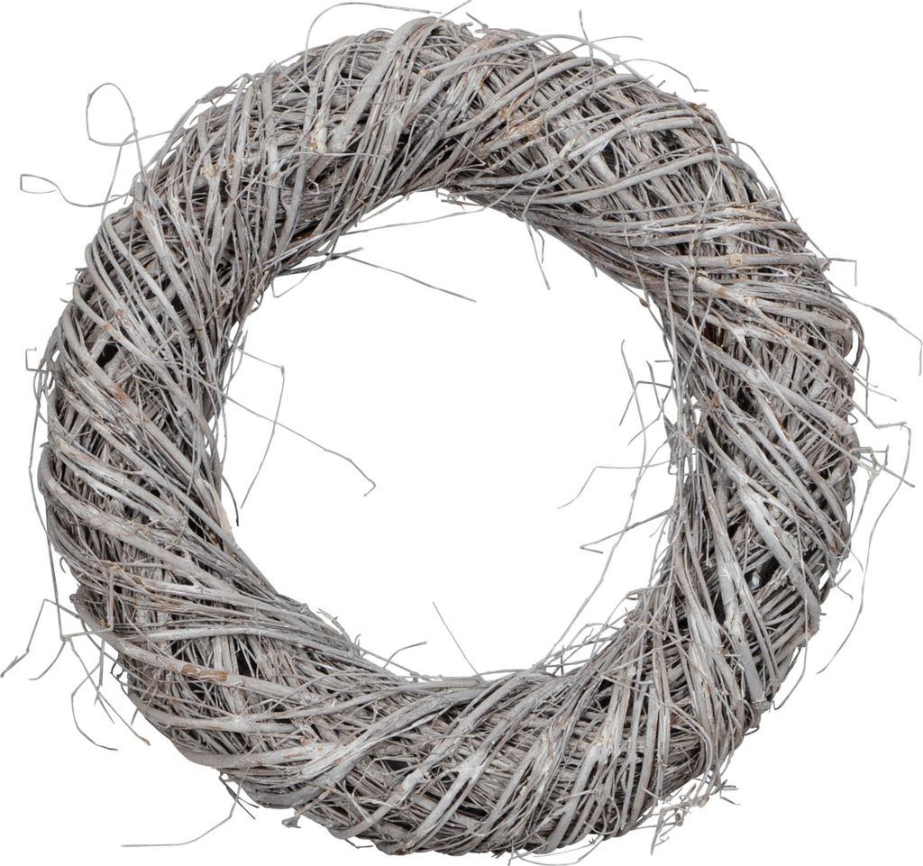 Ghirlanda naturale lavata in bianco - Ø 30 cm - Ghirlanda Immagine del prodotto 