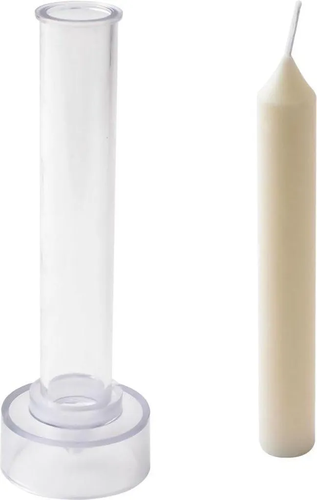 Support de bougie en plastique transparent pour décoration d'église