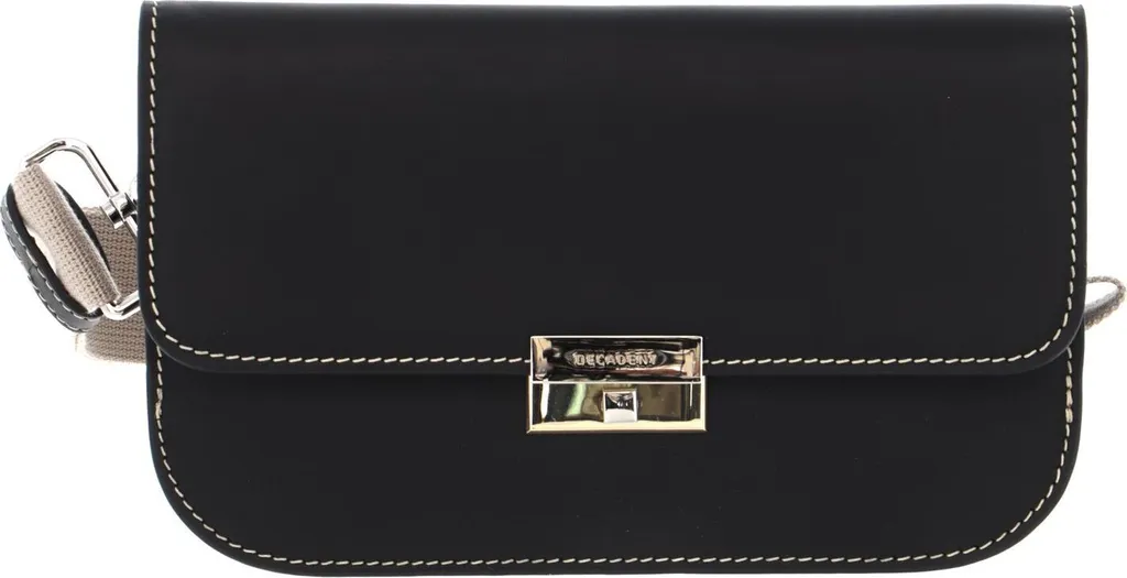 DECADENT Tara Belt Bag Nappa Black: Borsa a Tracolla in Vera Pelle
