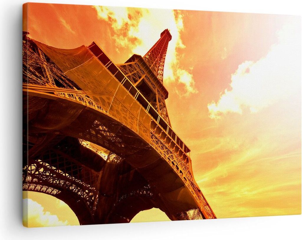 Bild auf Leinwand - Leinwandbild - Eiffelturm Paris Stadt Produktbild 