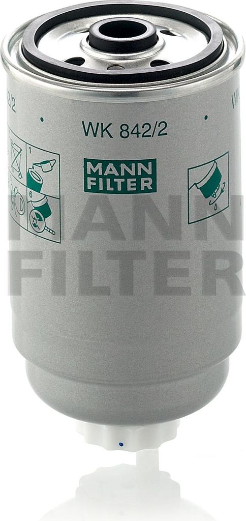 Filtr paliwa MANN-FILTER WK 842/2 - do zastosowań poza Zdjęcie produktu 