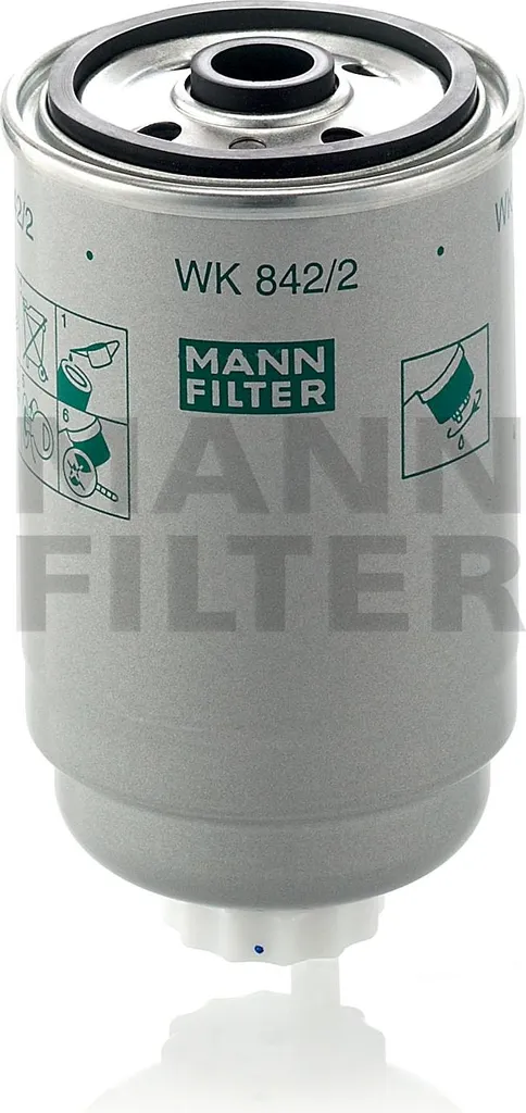 Filtre à carburant WK 842/2 Mann+Hummel pour moteurs diesel haute qualité
