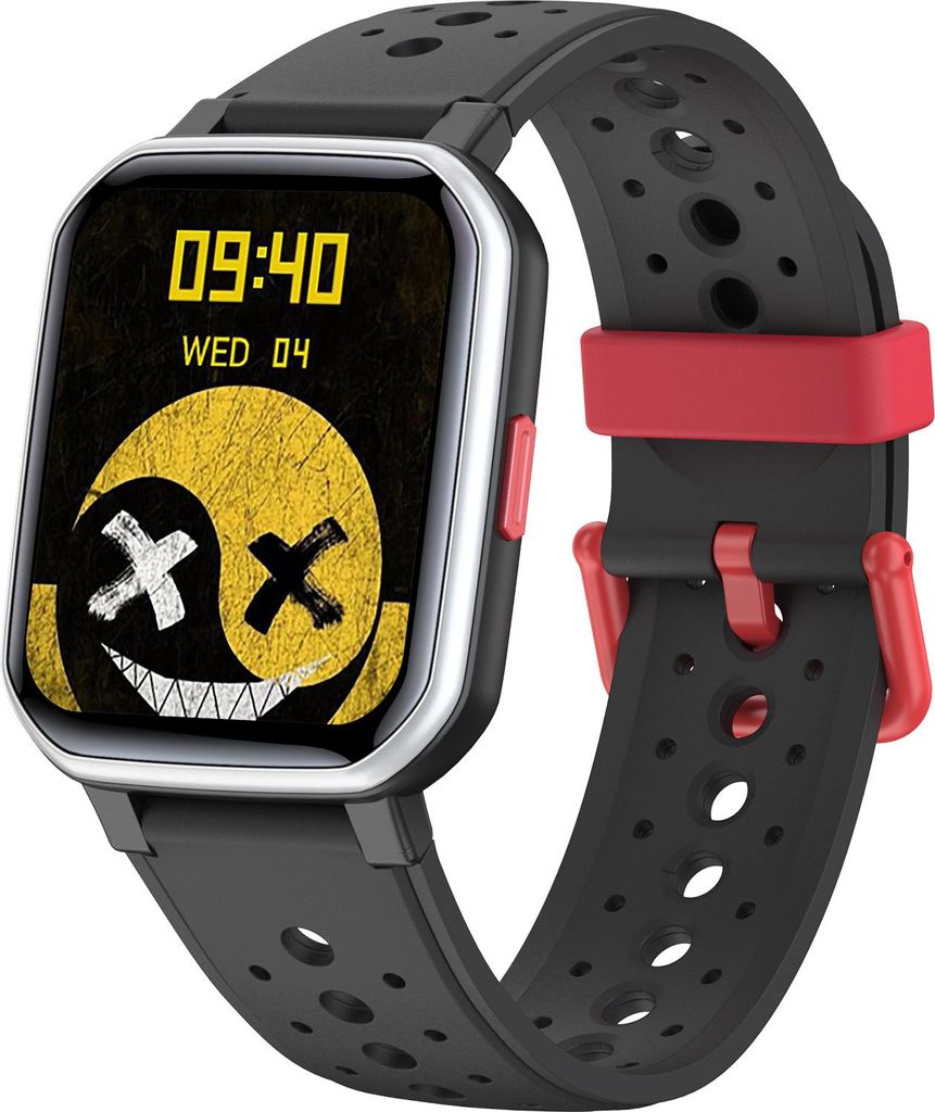 Smart Kids Watch für Jungen und Mädchen mit 1,54-Zoll-TFT-Bildschirm 5 Puzzle-Spiele Schrittzähler Message Reminder Schwarz