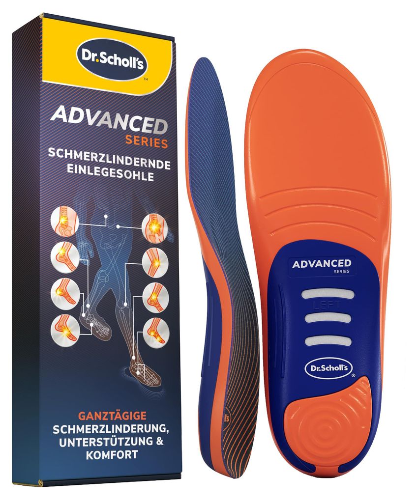 Dr. Scholl's geavanceerde pijnverlichtende inlegzolen, Productafbeelding 