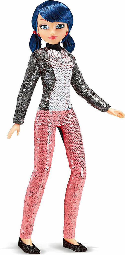 Miraculous Marinette 26 cm sequin pop van Bandai Productafbeelding 