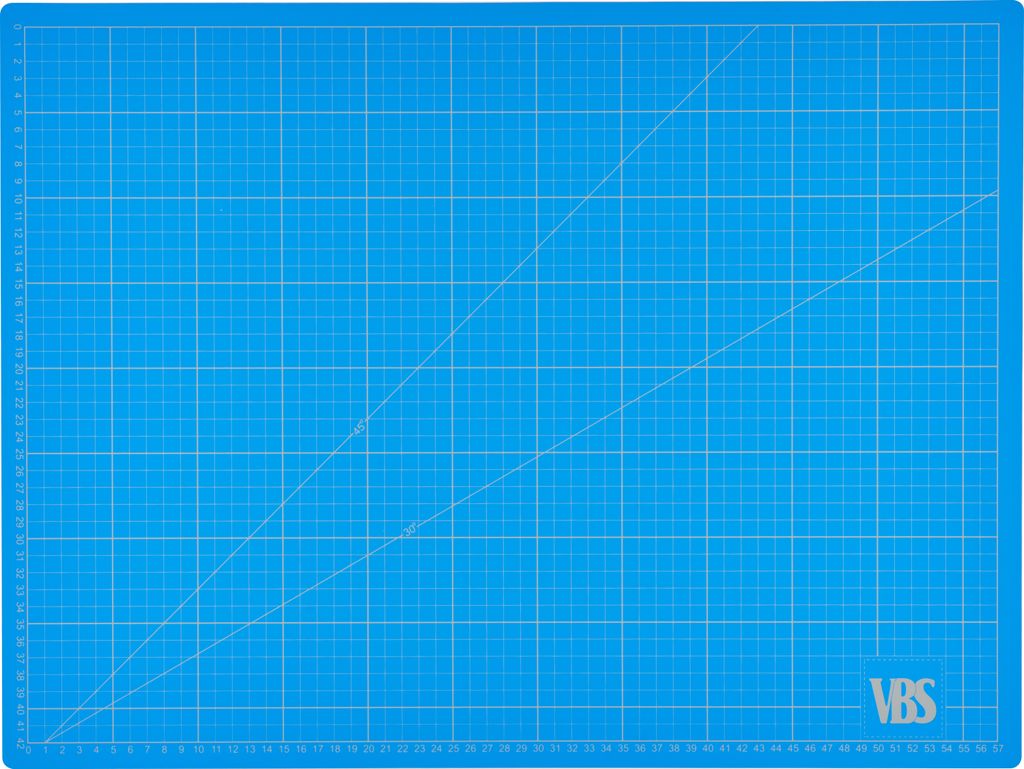 VBS Schneidematte "Hobby", blau 60 x 45 x 0,3 cm Produktbild 
