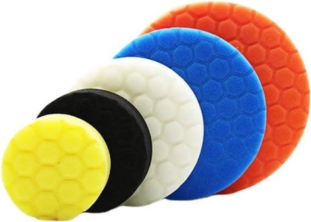 Lot de 5 disques de polissage Hex Logic pour lustrage auto 150mm