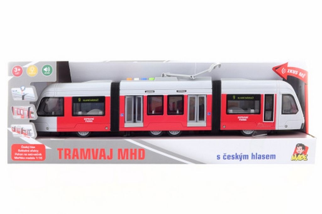 Tramvaj na setrvačník se světlem a hudbou český hlas Obrázek produktu 